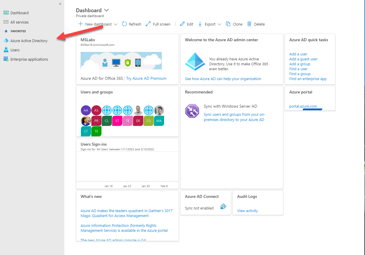 Navigating to the M365 Admin site